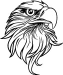 Eagle Black And White Vector 