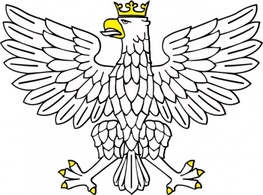 Animals - Eagle Wearing Crown clip art 