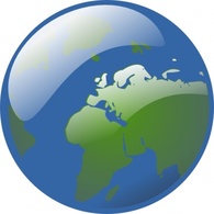 Nature - Earth Globe clip art 