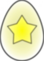 Easter Egg Star clip art