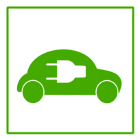 Eco Green Car Icon