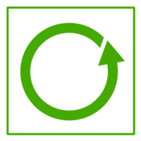 Icons - Eco Green Recycle Icon 