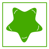 Objects - Eco Green Star Icon 