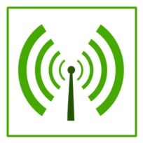 Eco Green Wifi Pollution Icon Preview