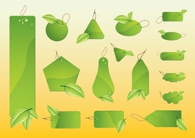 Nature - Eco Vector Labels 