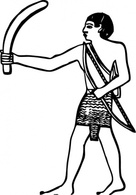 Military - Egyptian Boomerang clip art 