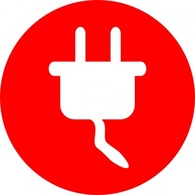 Electric Power Plug Icon clip art Preview