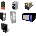 Electrical Home Appliances Vector