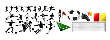 Elements - Elements of the theme of football 