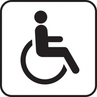 Elevator Sign Icon Map Symbol Chair White Road Hotel Restaurant Wheel Disabled Accessibility Doors Preview