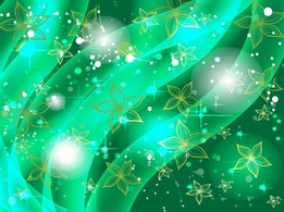 Backgrounds - Emerald Floral 