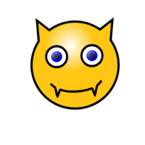 Emoticons: Devil face