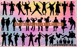 Emotional People Silhuette 