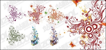 ep tormat??Keyword: vector material, vector pattern, and the tide patterns, butterflies, color circular elements Preview