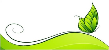 Eps Format, Keyword: Vector Material, Butterflies, Green……