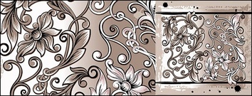 Patterns - eps format, keyword: vector material, patterns, gorgeous, Continental and the ink, dilapidated…… 