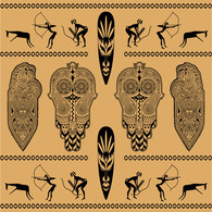 Ethnic African ornament background2 Preview