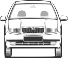 Fabia Front View clip art Preview