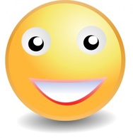 Human - Face Smiling clip art 