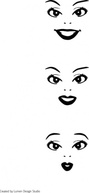 Human - Faces clip art 