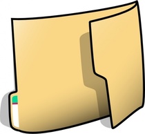 Fancy Folder clip art