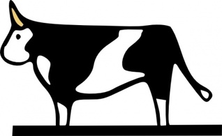 Farming Cow clip art 