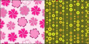 Backgrounds - Fashion cute background 2 vector material 