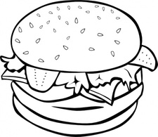 Fast Food Lunch Dinner Ff Menu clip art Preview