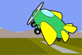 Fat Plane clip art