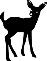 Animals - Fawn clip art 