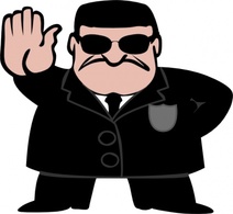 Fbi Dude clip art Preview