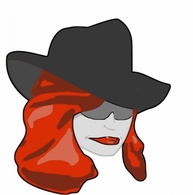 Human - Female Detective clip art 