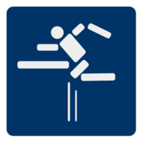 Fence Jumping Pictogram