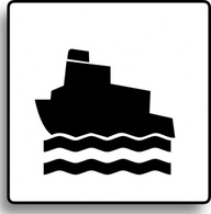 Icons - Ferry Icon For Use With Signs Or Buttons clip art 