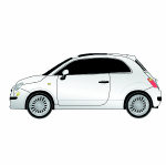 Fiat 500 Vector Image Preview