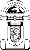 Fifties Jukebox clip art Preview