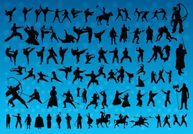 Silhouette - Fighting Silhouettes 