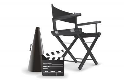 Film Director Chair Vector Preview
