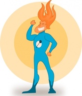Objects - Fire Cartoon Flame Super Flames Hero Kablam 