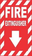 Signs & Symbols - Fire Extinguisher Sign Vector 