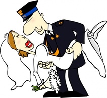 Human - Fireman Wedding clip art 