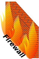 Technology - Firewall Network Block Communication Data clip art 