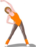 Fitness Exercise clip art Preview