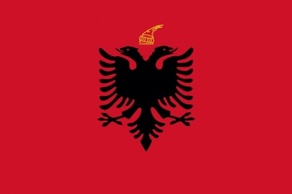 Flag Kingdom Of Albania clip art