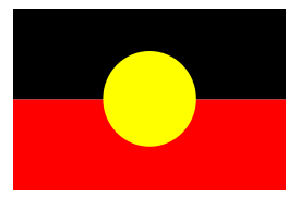 Flag of Australian Aborigines 