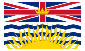 Flag of British Columbia Canada