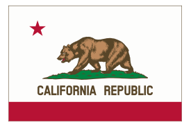 Flag of California (thin border)