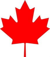 Signs & Symbols - Flag Of Canada Leaf clip art 