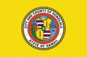 Signs & Symbols - Flag Of Honolulu Hawaii clip art 