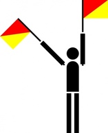 Signs & Symbols - Flag Tango Navy Semaphore Naval Seamphore 